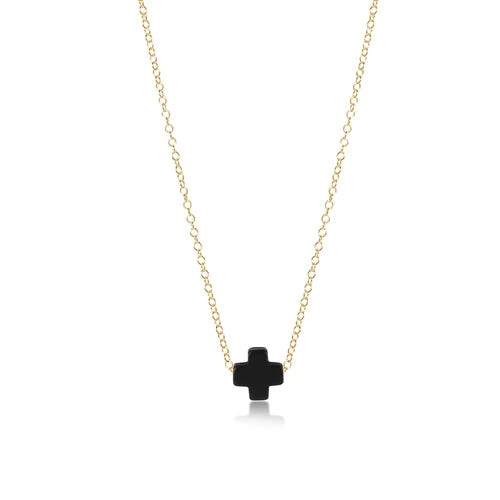 enewton 16" necklace gold - signature cross