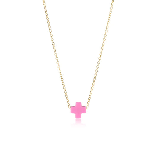 enewton 16" necklace gold - signature cross