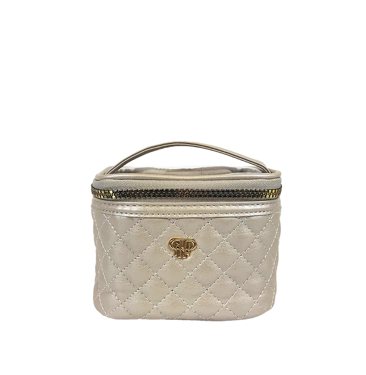 PurseN Getaway Jewelry Case - Pearl Quilted
