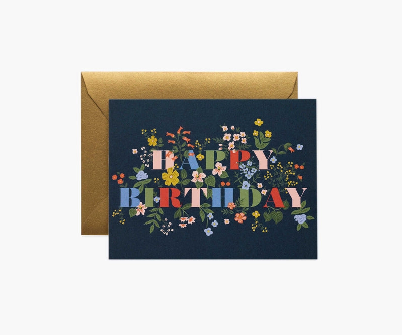 Rifle Paper Co. Happy Birthday Greeting Cards