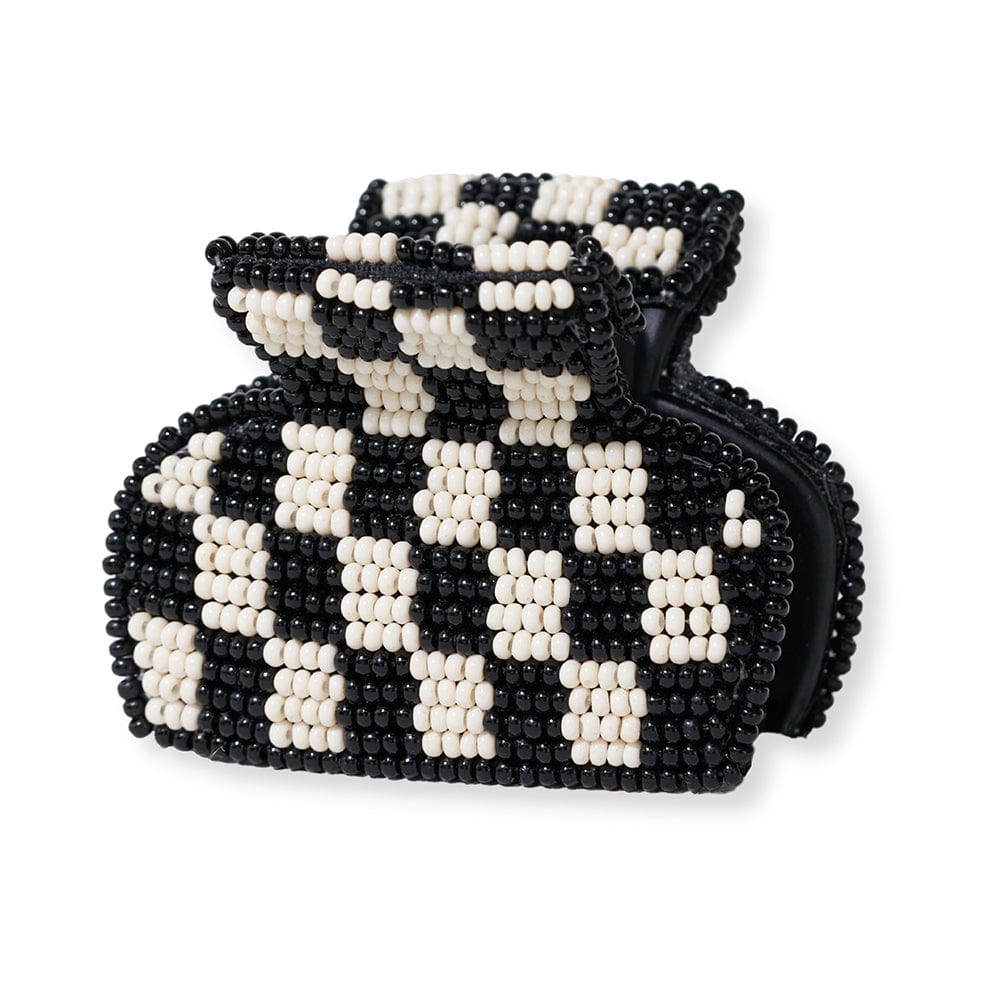 Ink+Alloy Gia Petite Checked Claw Black/White