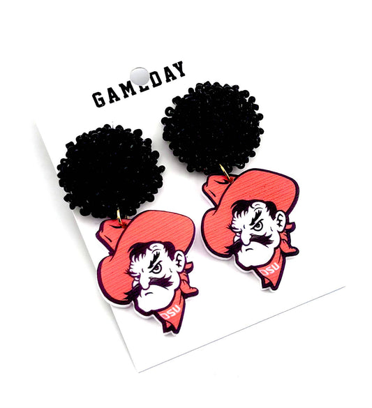 Oklahoma Cowboys Earrings  