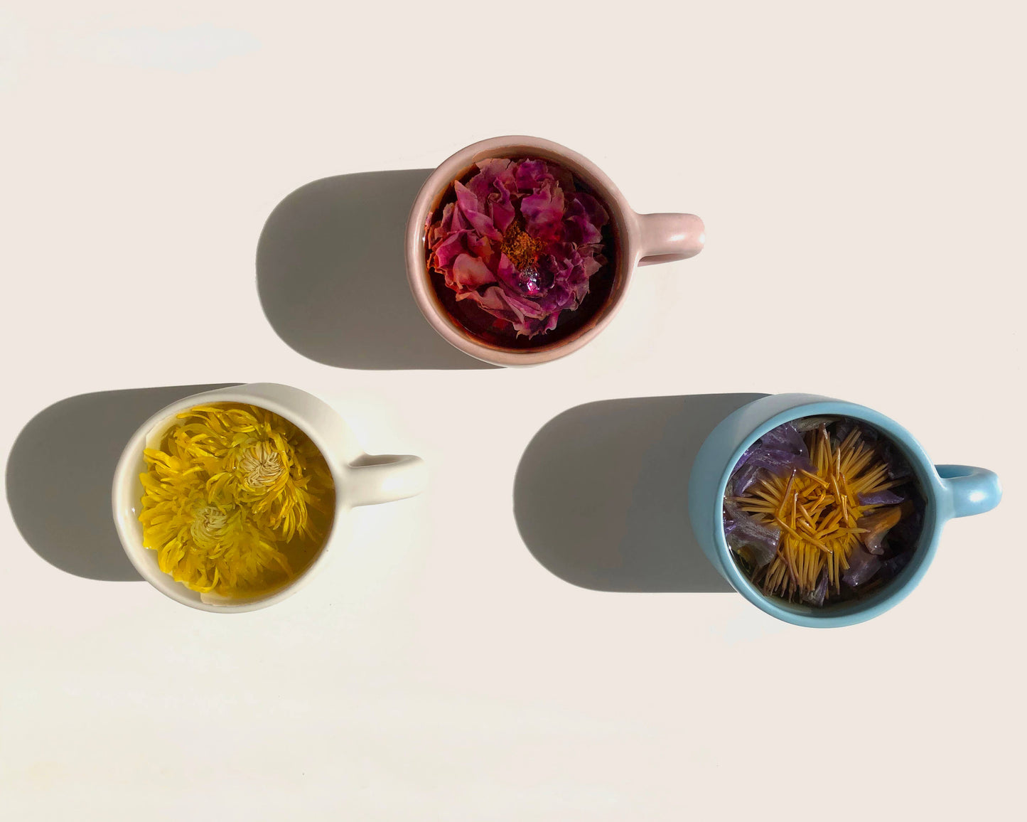 Floral Detox Tea Tasting Set - Lotus, Chrysanthemum, Rose