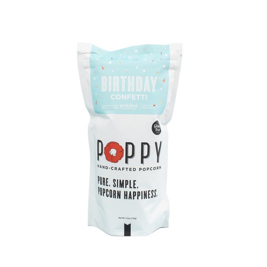 Poppy Popcorn Birthday Confetti