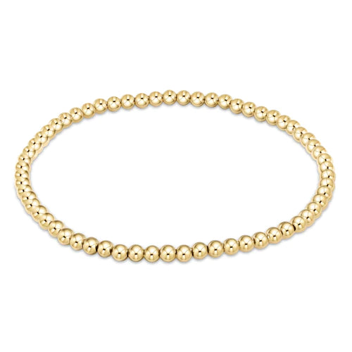 ENEWTON Classic gold 3mm bead bracelet