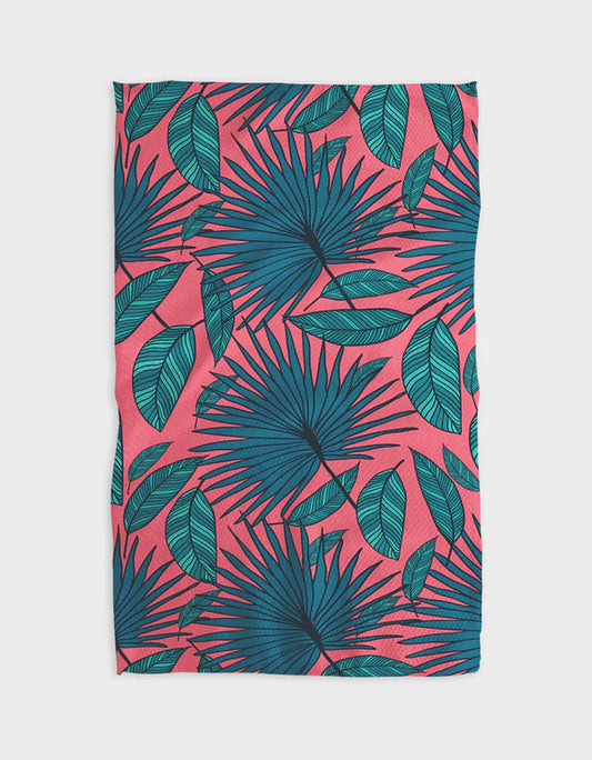 Geometry Jazzy Jungle Tea Towel