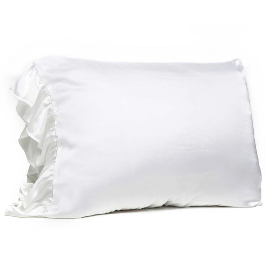 Bella il Flore Ruffled Silky Pillowcase