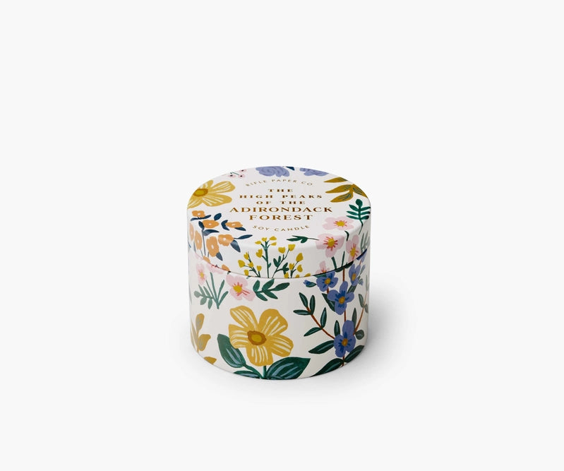 Rifle Paper Co. The High Peaks of the Adirondack Forest Tin Candle