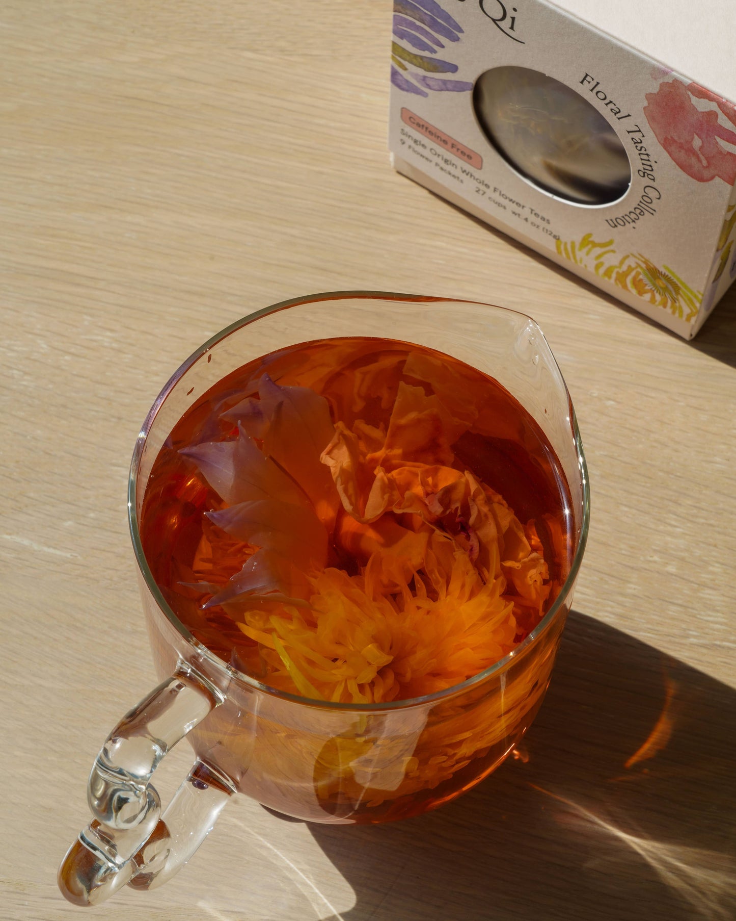 Floral Detox Tea Tasting Set - Lotus, Chrysanthemum, Rose