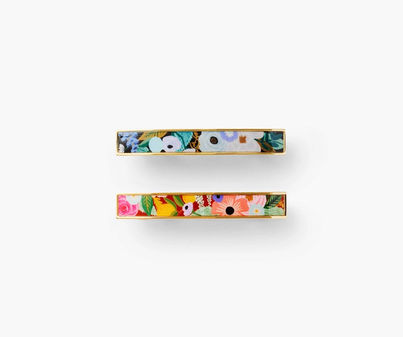 Rifle Paper Co. Set of 2 Enamel Clips