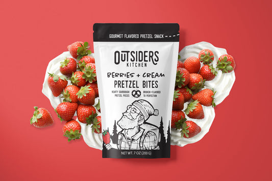 Outsiders Kitchen Berries + Cream Pretzel Bites