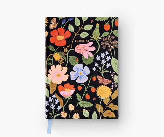 Rifle Paper Co. Strawberry Fields Fabric Journal