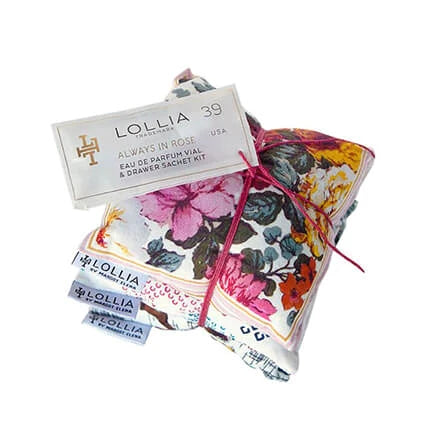 LOLLIA ALWAYS IN ROSE PERFUME DRAWER SACHET KIT