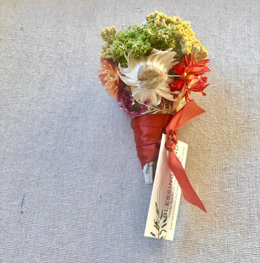 Small Wildflowers and Desert Sage Smudge Sticks